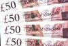 50 pound notes official social money
