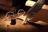 Quill and book