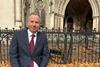 Richard Taylor, chief operating officer at Loughborough University, outside the Royal Courts of Justice
