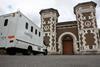 Serco van outside Wormwood Scrubs prison