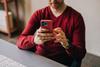 Man using mobile phone