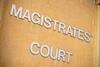 Magistrates' court sign