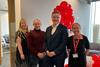 (left to right) finance and business services manager Carolyn Smith, projects and business solutions manager Sean Edwards, executive partner David Jones and people and organisational development manager Janet Westwell