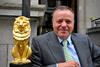 Arron Banks outside Law Society