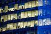 Empty London offices as Coronavirus Covid-19 worsens in London