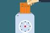 Clocking in machine