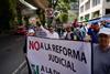 Court worker strikes, Mexico