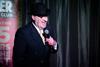Comedian Sol Bernstein performing at the Joker Comedy Club, Southend-on-Sea, Essex