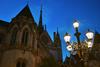 Royal Courts of Justice by night