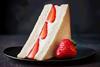 M&S strawberry sandwich