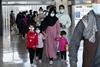 Families evacuated from Kabul, Afghanistan