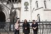 Wrongly convicted subpostmasters Janet Skinner, Seema Misra and Tracy Felstead outside the Royal Courts of Justice. All three were represented pro bono by Aria Grace partner Nick Gould