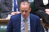 Dominic Raab speaks in the House of Commons