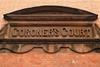 Coroner's court sign