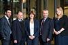 L-R Richard Morton, Adrian Fryer, Nicky Benson, Phillip Hodges and Sophie Fulwell