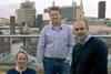 Amanda Mallon, with Martin Delafaille and Jason Dainty
