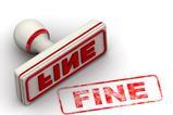 Fine rubber stamp