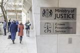 Ministry of Justice and Crown Prosecution Service building sign