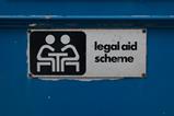 Legal aid sign