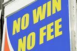 No win, no fee sign