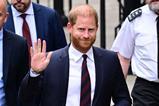 Prince Harry arrives at the Royal Courts of Justice, April 2025