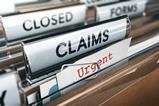 A file labelled claims