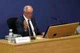 Former Post Office chair Henry Staunton gives evidence at the Post Office Inquiry