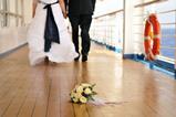 Cruise ship wedding
