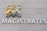 Magistrates court sign