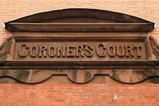 Coroner's court sign