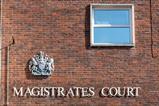 Magistrates court sign