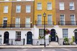 A row of terraces houses