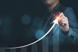 Graph increase concept image