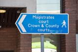 Magistrates, Crown and County Court sign