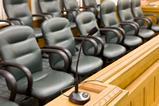 Empty jury seats