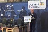 former Supreme Court president Lord Neuberger of Abbotsbury spoke on the convention at his inaugural 'Justice for All' speech