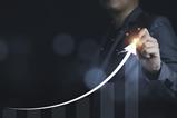 Graph increase concept image