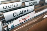 A file labelled claims