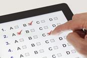 Digital multiple choice form