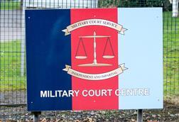 Military Court sign