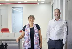 Fiona Campbell-White and Matt Spencer