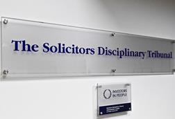 Solicitors Disciplinary Tribunal sign