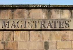 Magistrates' Court sign