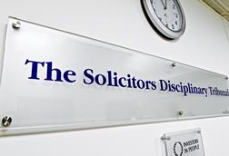 Solicitors Disciplinary Tribunal sign