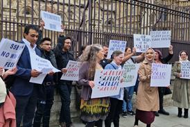 SSB victims protest