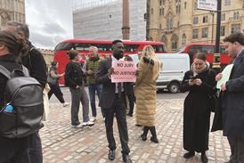 Jason Lartey jury protest