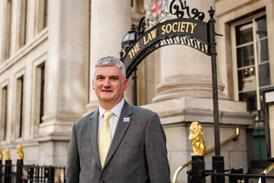 Mark Evans outside Chancery Lane