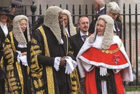 Lord chancellor David Lammy and Baroness Carr at the Opening of the Legal Year