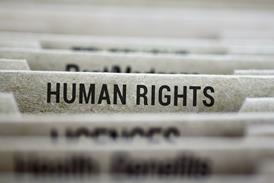 A file labelled 'Human Rights'