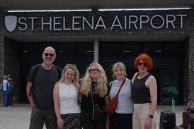 Outside St Helena airport 2026